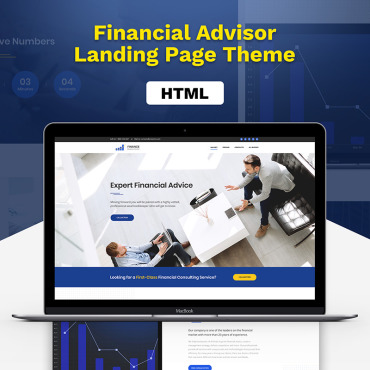 Advisor Consultant Landing Page Templates 73574