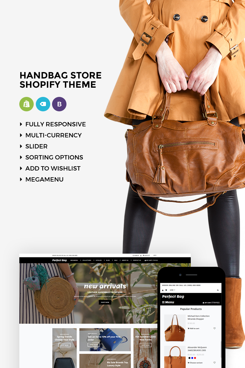 Perfect Bag - Elegant Online Handbag Store Shopify Theme