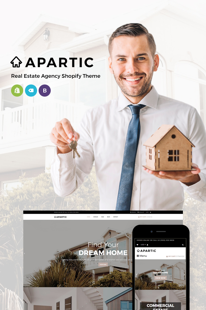 Apartic Real Estate Shopify Theme