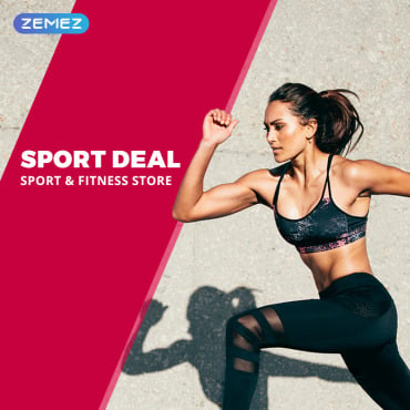 Ecommerce Fitness OpenCart Templates 73712