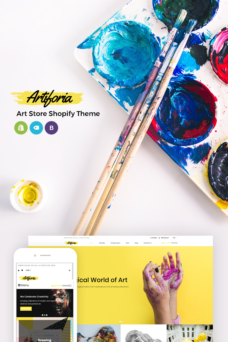 Artiforia - Art Store Shopify Theme