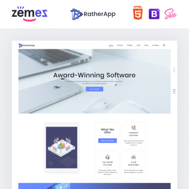 Technical Service Landing Page Templates 73762