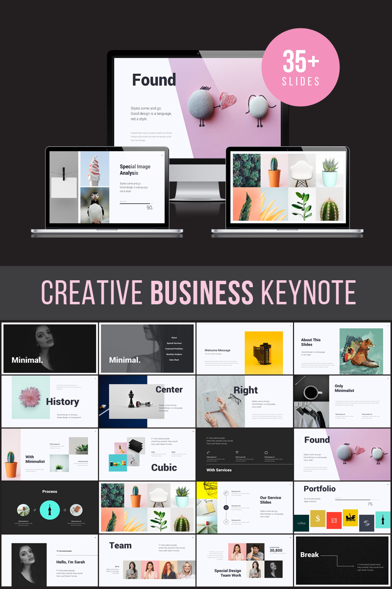 Creative I Minimal - Keynote template