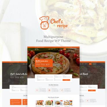 Food Recipes WordPress Themes 73859
