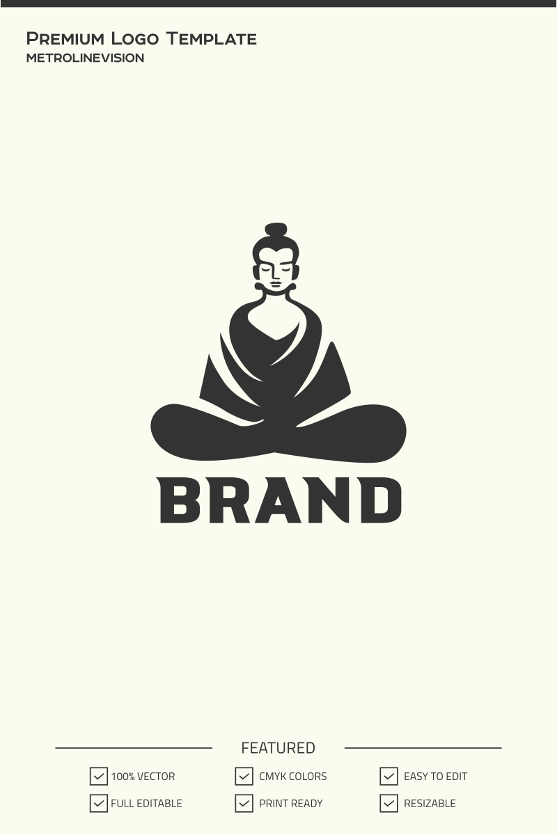 Buddha Logo Template