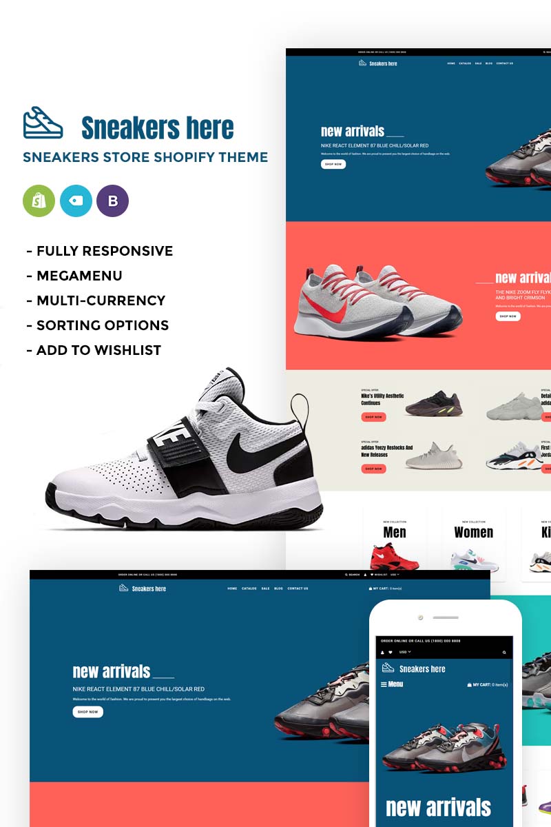 Sneakers Here - Sneakers Store Shopify Theme