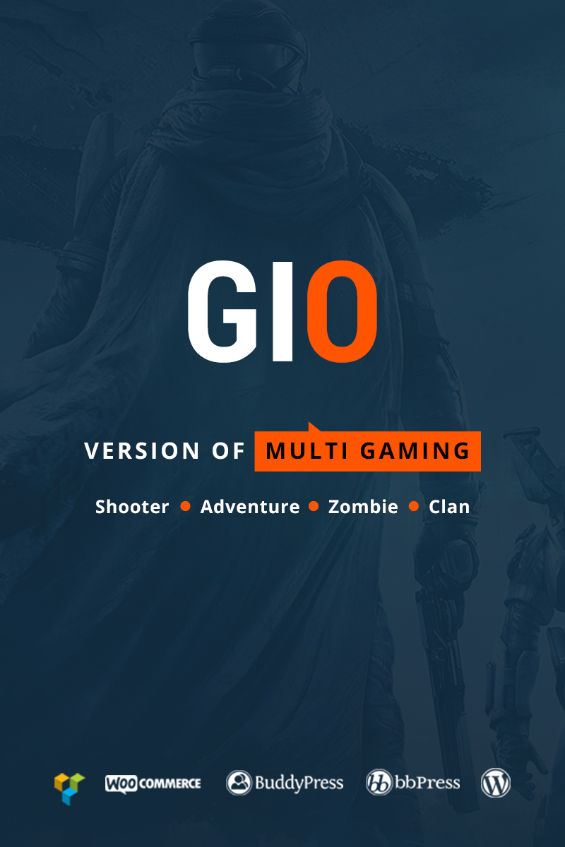 GIO - Multi Gaming Website Builder Multipurpose WordPress Theme