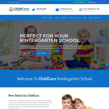 Child Children Responsive Website Templates 73989