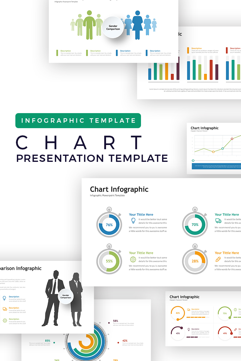 Chart Presentation - Infographic PowerPoint template