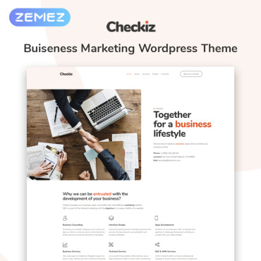 Consulting Promotion WordPress Themes 74110