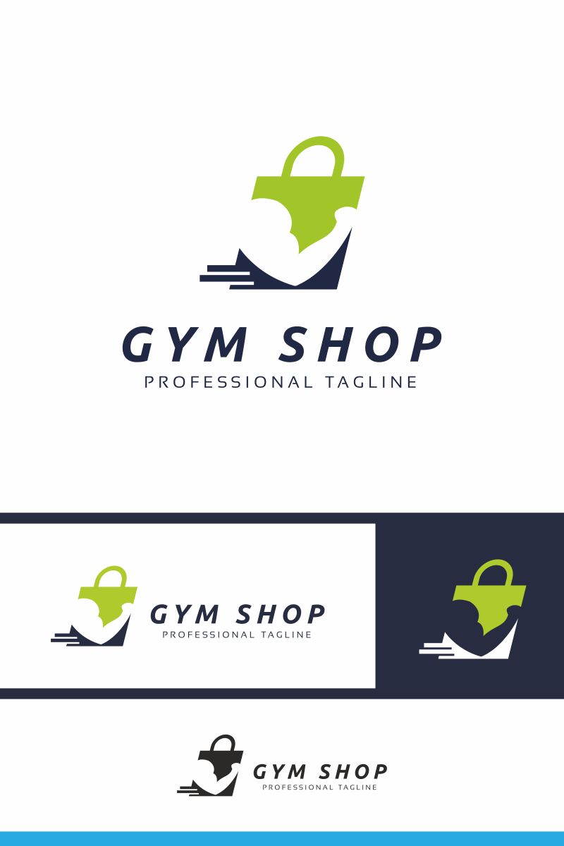 Gym Shop Logo Template