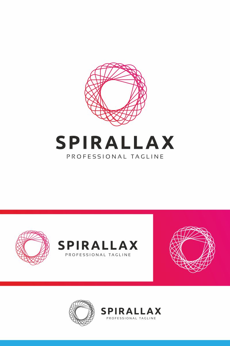 Spiral Rotation Logo Template