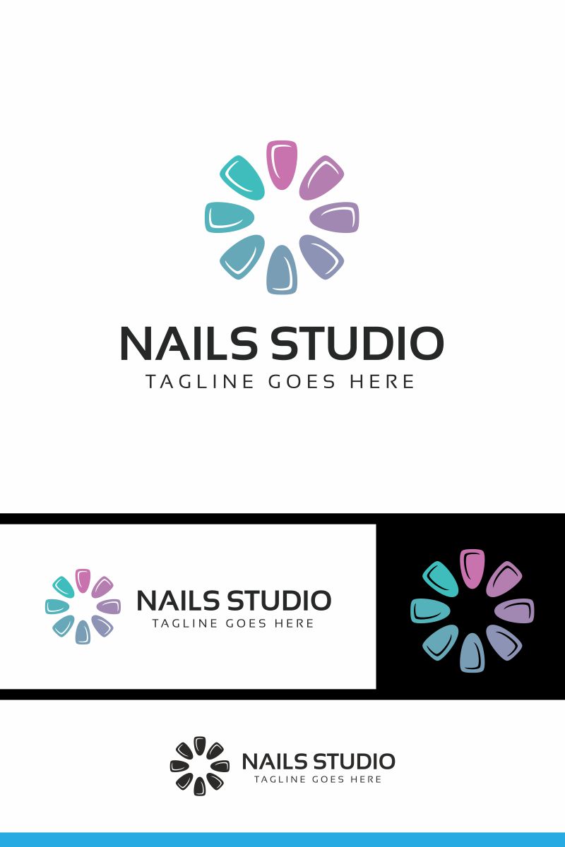 Nails Studio Logo Template
