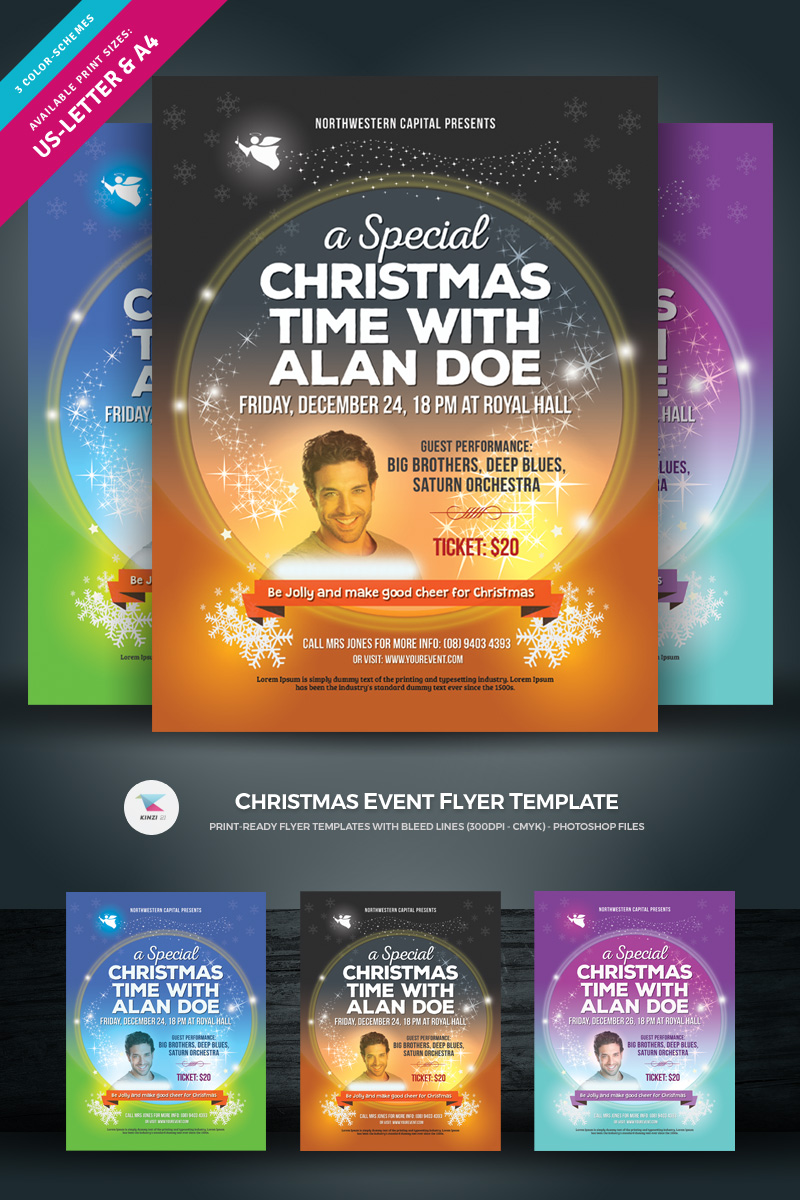 Christmas Event Flyer vol.02 - Corporate Identity Template