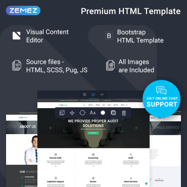 Audit Personal Responsive Website Templates 74320