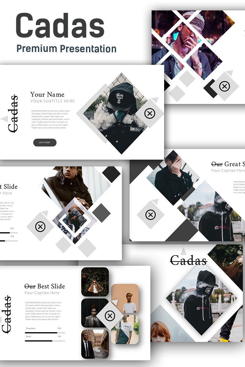 Cadas Creative Presentation PowerPoint template