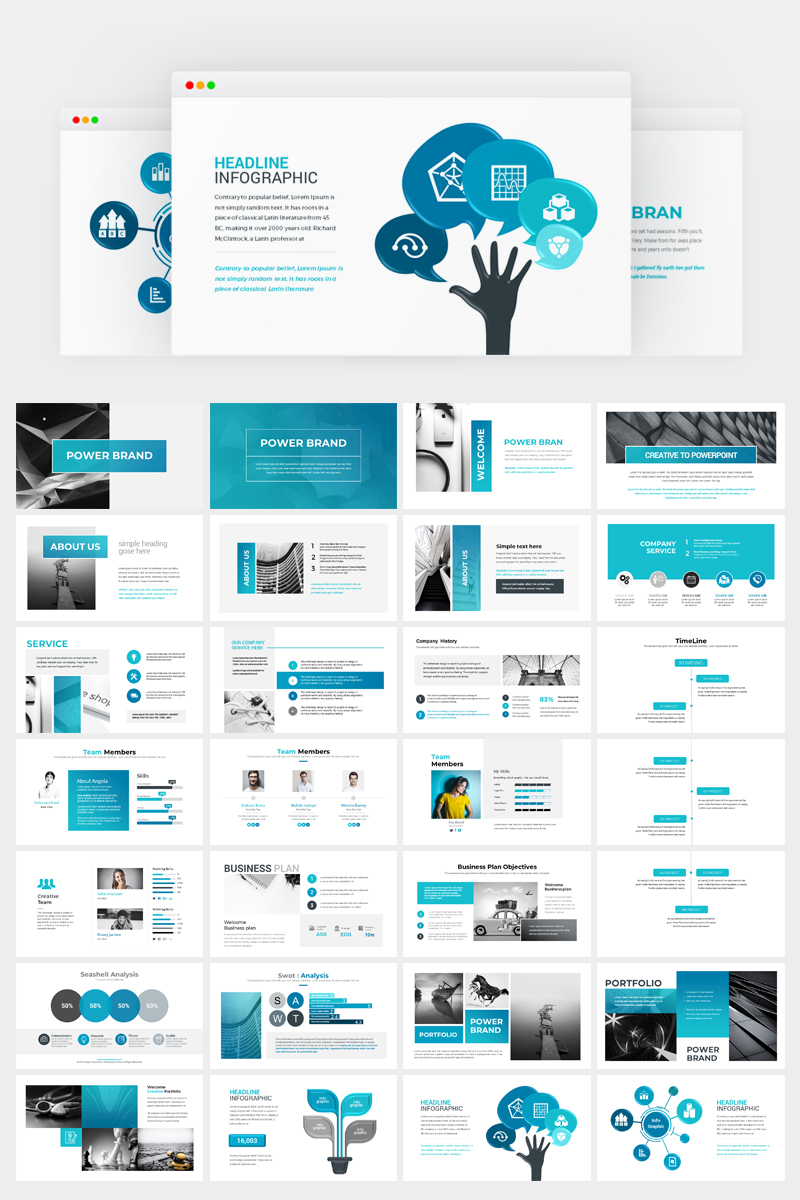 Business Presentation PowerPoint template