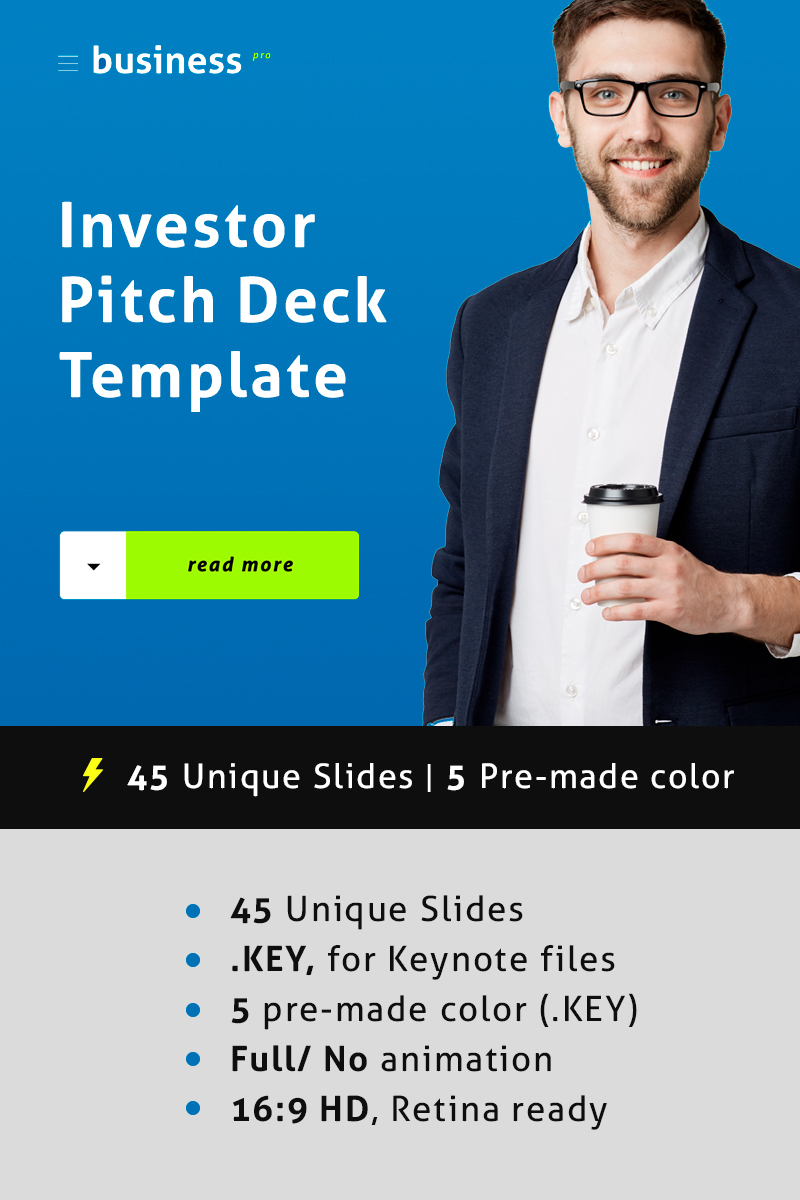 Investor Pitch Deck - Keynote template
