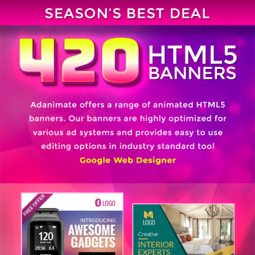 Premium Banner Animated Banners 74377