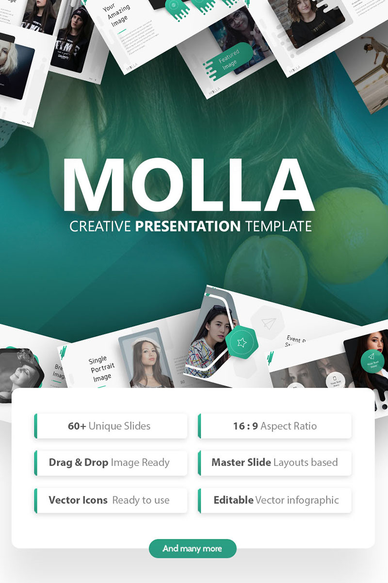 Molla Creative PowerPoint template