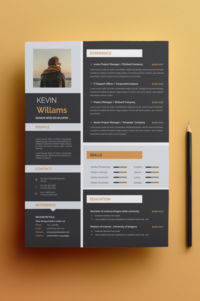 Kevin Willams - Resume Template
