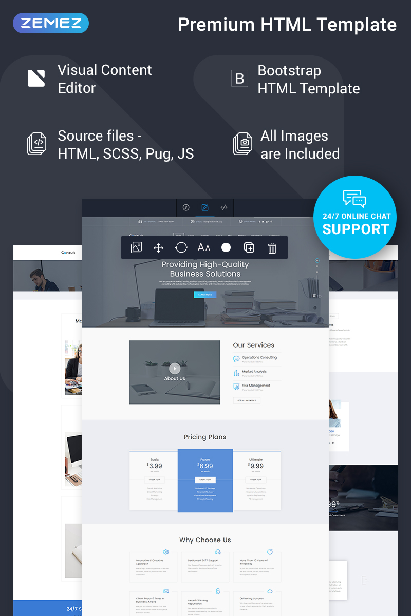 Consult - Corporate Ready-to-Use Website Template