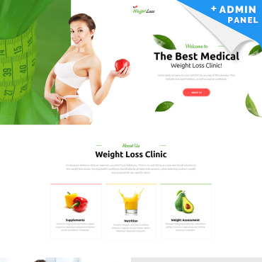 Lose Weight Landing Page Templates 74599