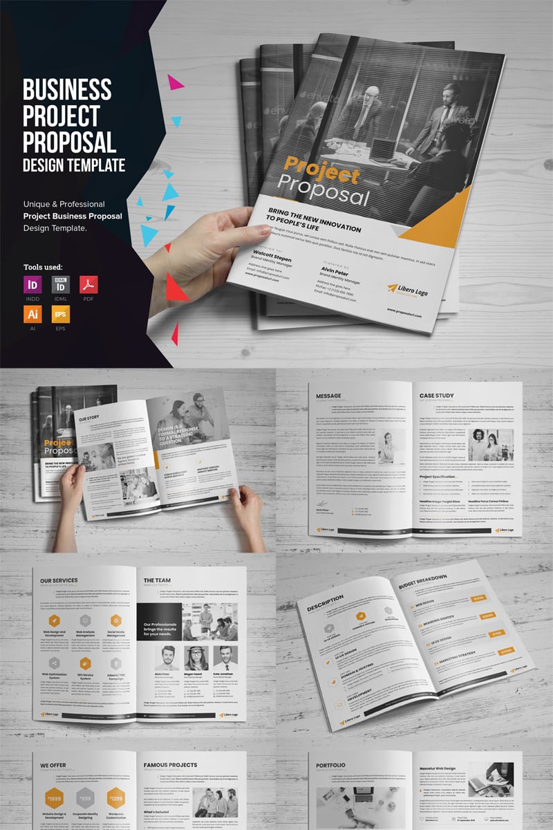 Aura - Project Business Proposal - Corporate Identity Template