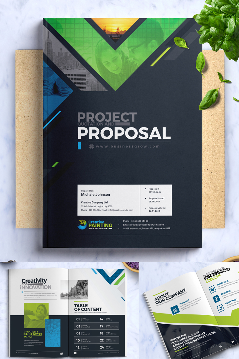 Project Proposal - Corporate Identity Template