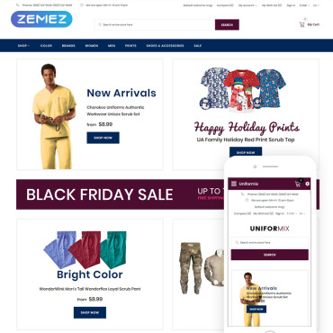Ecommerce Products OpenCart Templates 74672