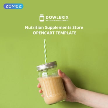 Food Healthy OpenCart Templates 74673