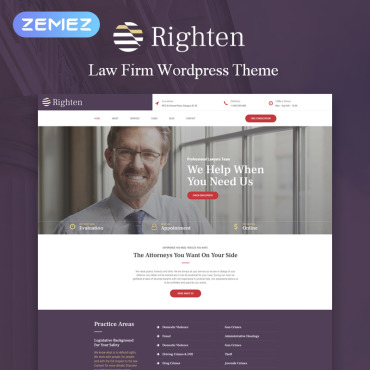 Lawyer Consulting WordPress Themes 74692