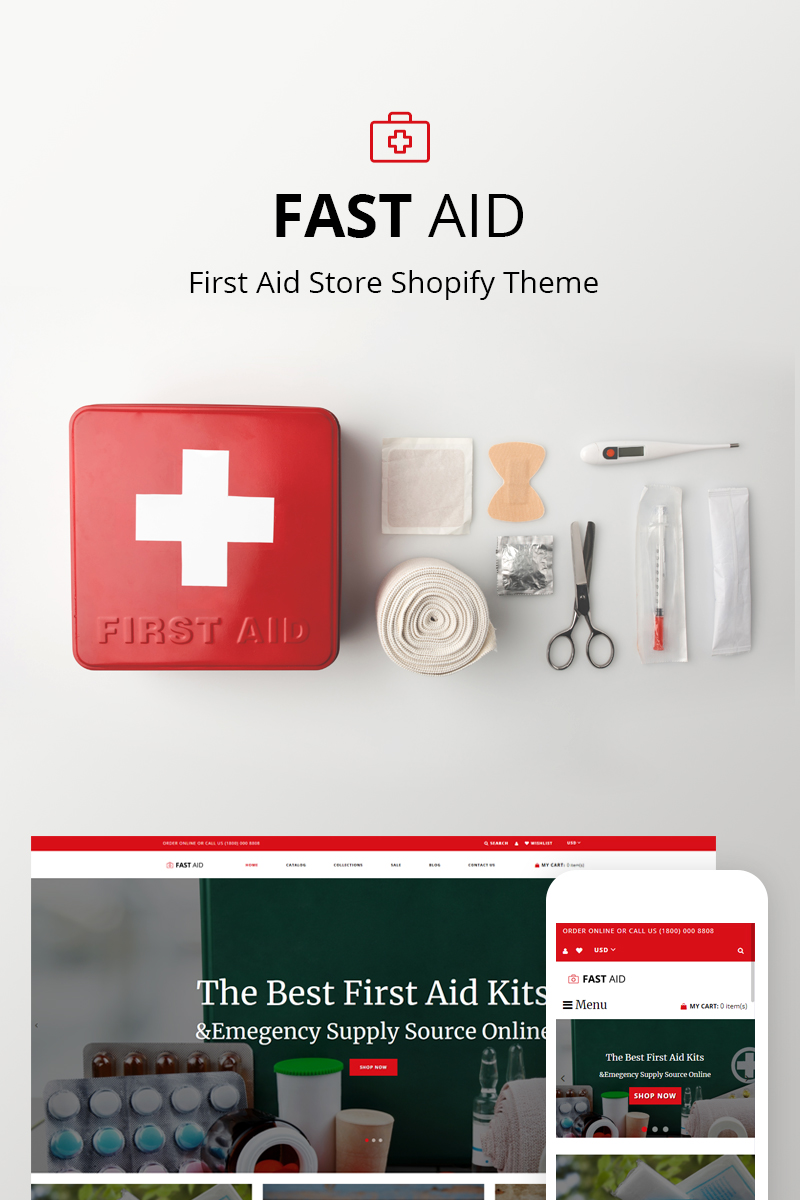First Aid - Medical Shopify Theme