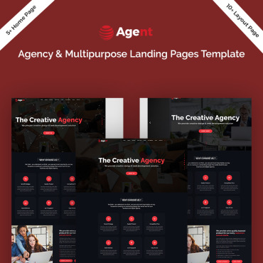 Business Colorful Landing Page Templates 74775