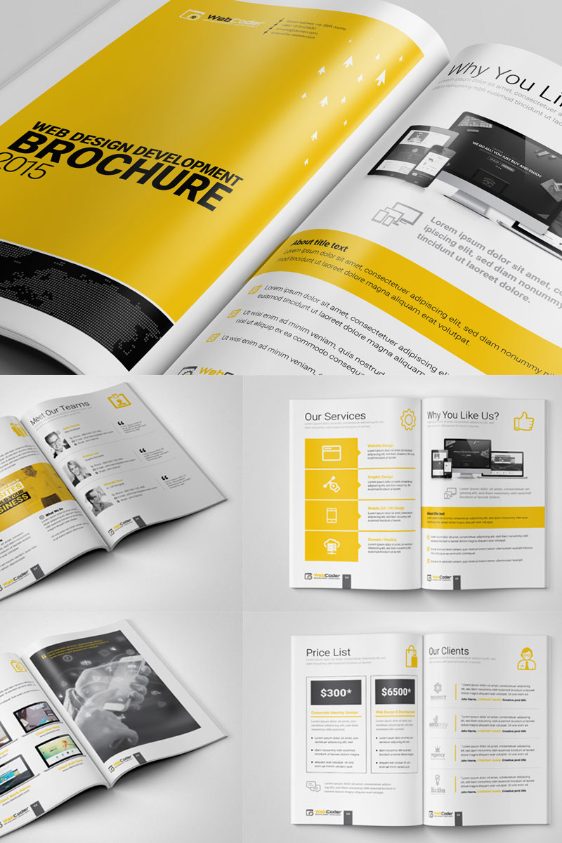 Brochure for Web Agency and Development Agency - Corporate Identity Template