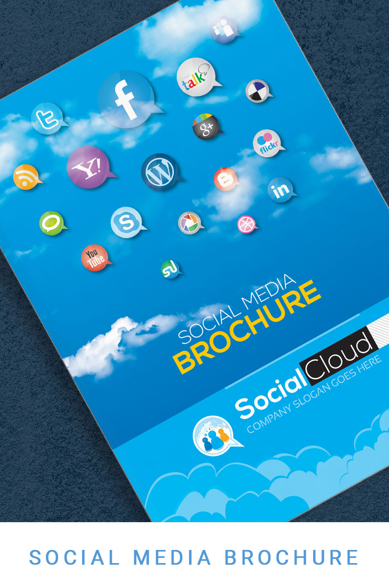 Brochure for Social Media Business - Corporate Identity Template