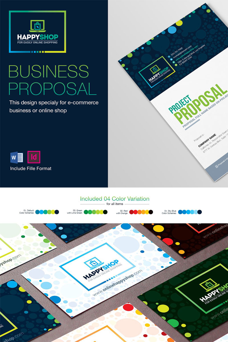 E-Commerce Business Project Proposal - Corporate Identity Template