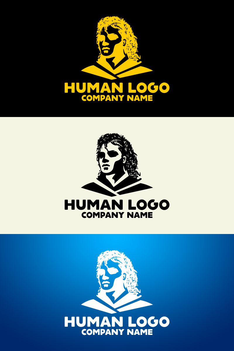 Human Logo Template