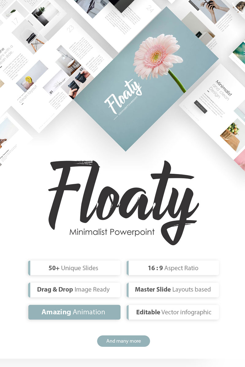 Floaty - Minimalist PowerPoint template