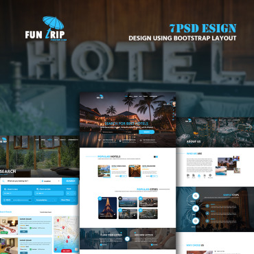 Tours Agency PSD Templates 75228