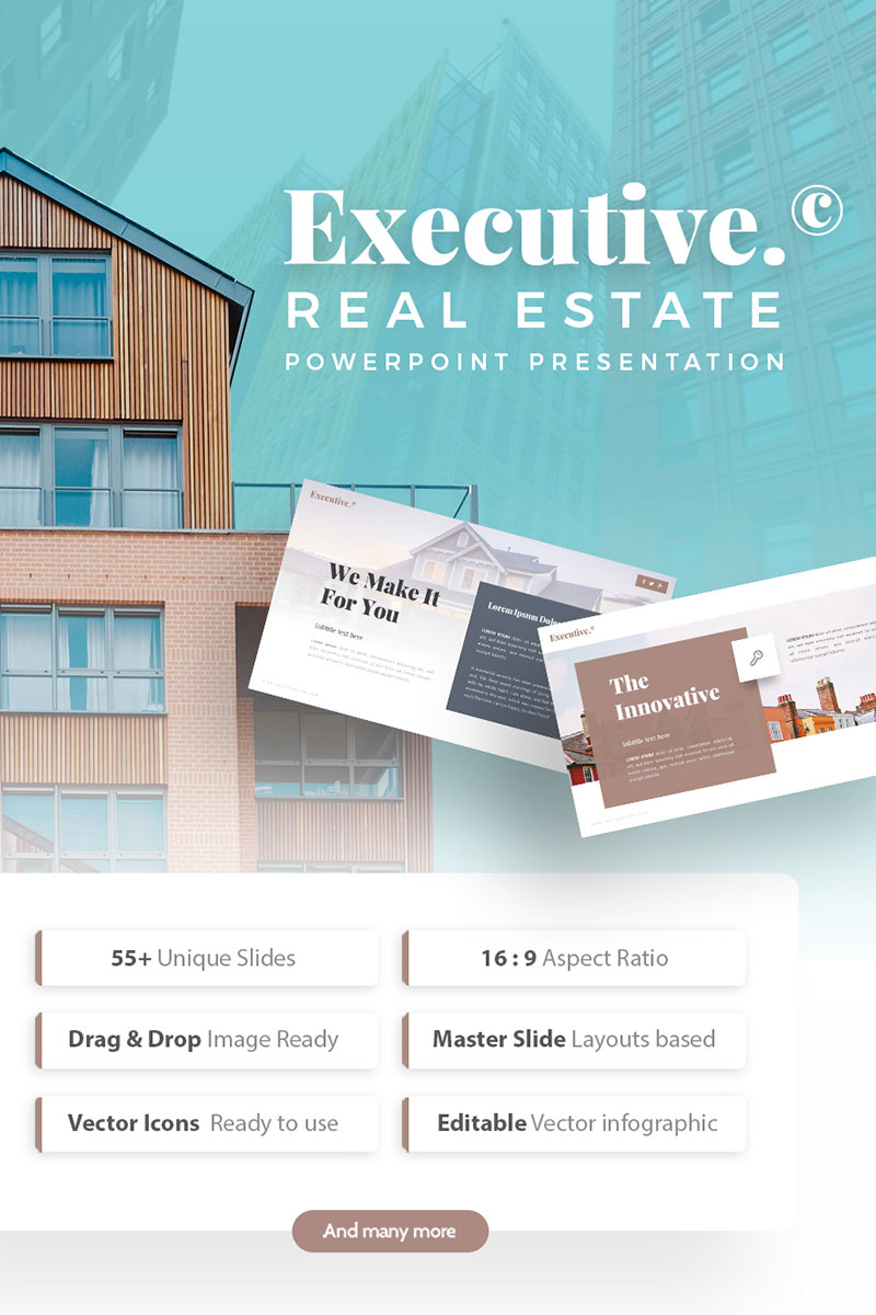 Executive - Real Estate PowerPoint template