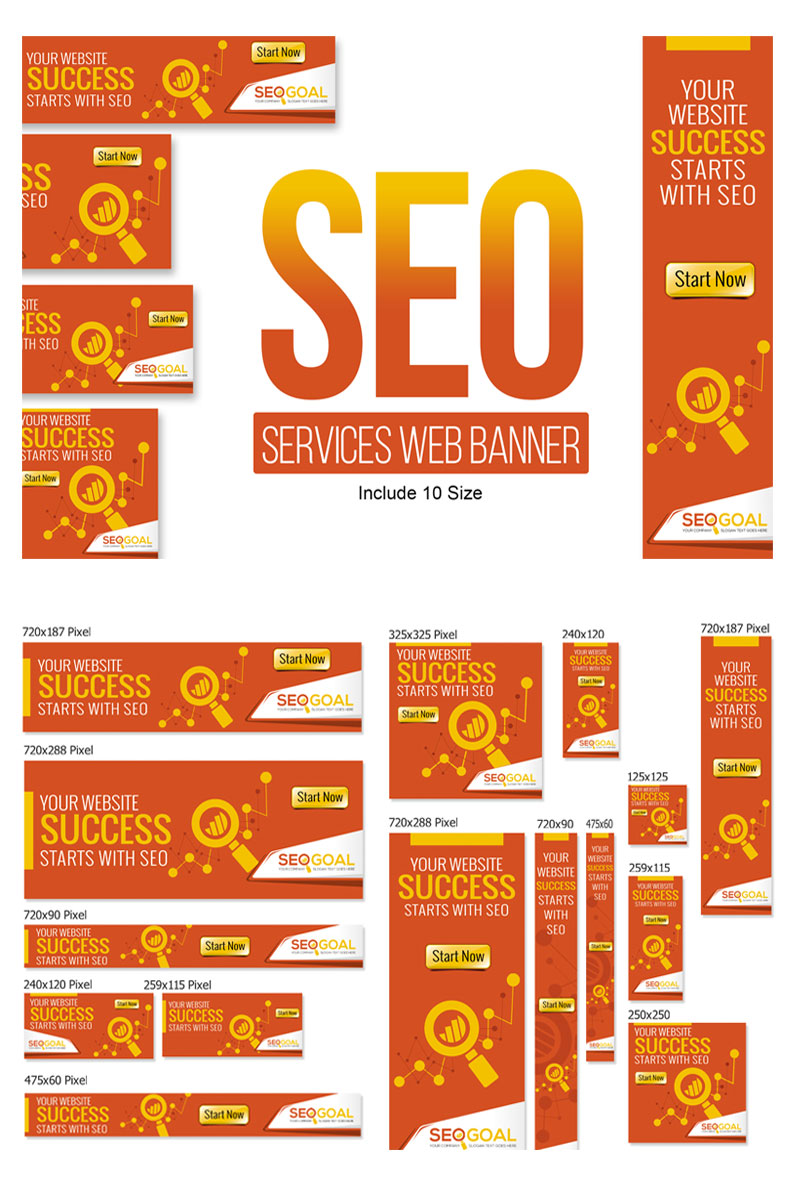 SEO Services Web Banners & Ads Animated Banner