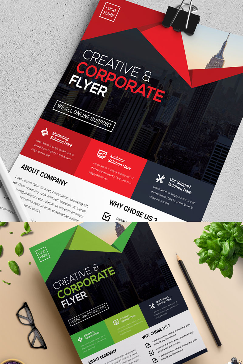 Creative and Modern Flyer | Vol. 09 - Corporate Identity Template