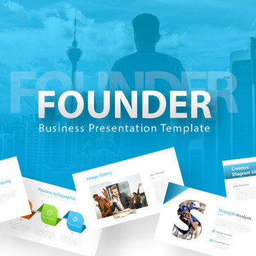 Blue Professional PowerPoint Templates 75491