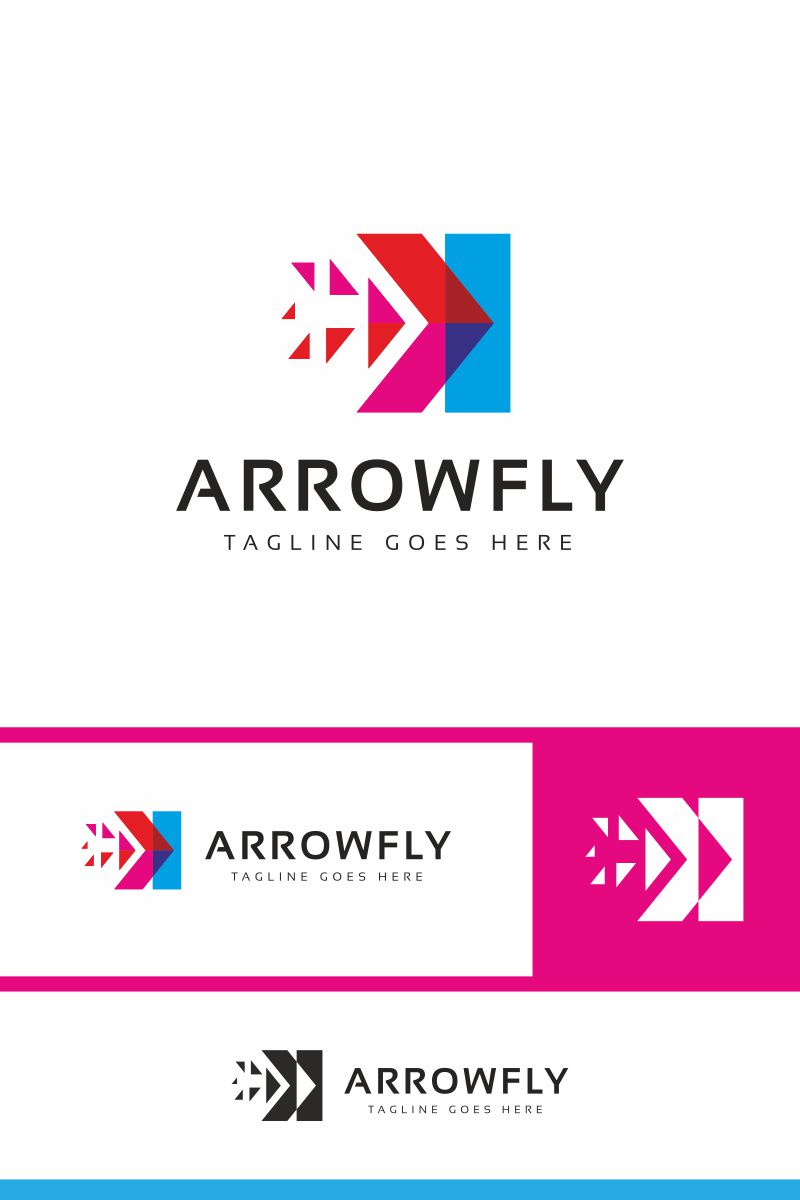 Arrow Fly Logo Template