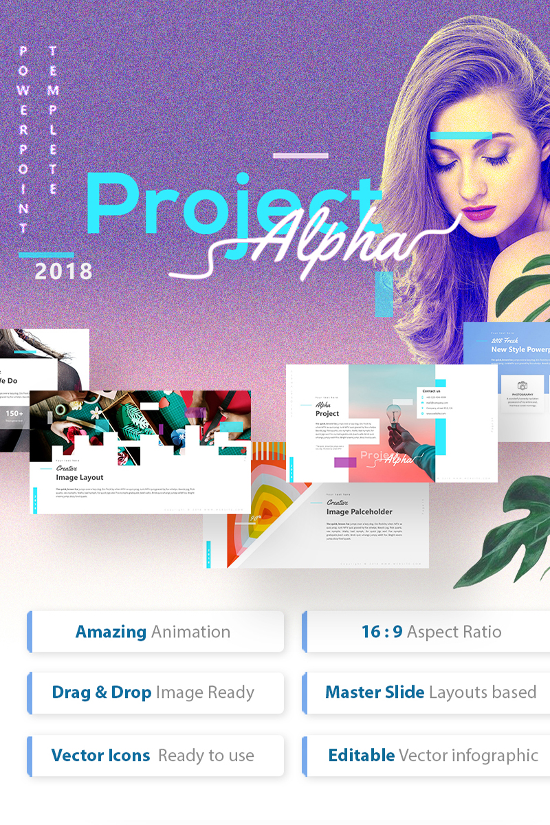 Project Alpha - Business PowerPoint template