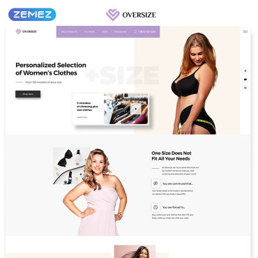 Mall Shop Landing Page Templates 75531