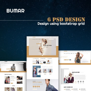 E-commerce Multipurpose PSD Templates 75537