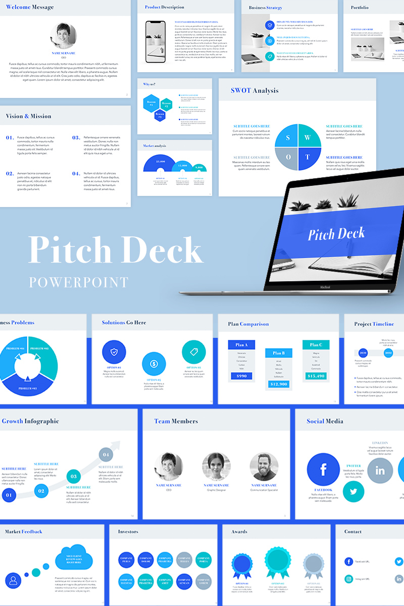 Pitch Deck PowerPoint template