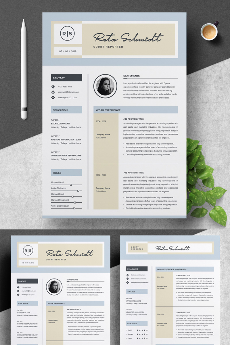 Rater Resume Template